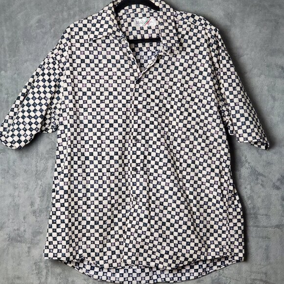 Modango Short Sleeve Shirt Mens XL Cotton - Picture 8 of 8